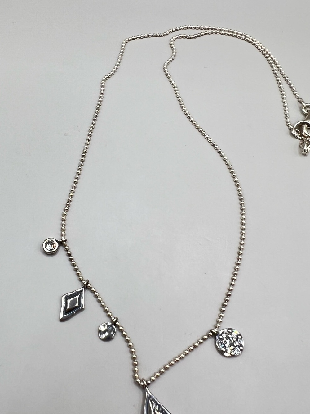 Silpada Icy Elements Multi Charm Necklace N3397 - Picture 6 of 7